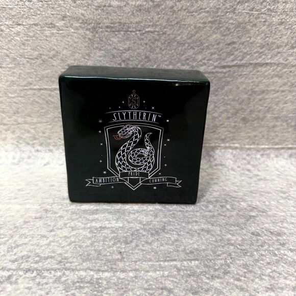 Rae Dunn Harry Potter SLYTHERIN 4x4 Decorative Block Sign Green NEW (A8) - Picture 1 of 6